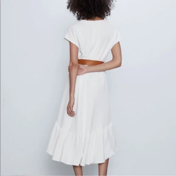 Brand new Zara dress with the belt - Picture 2 of 3